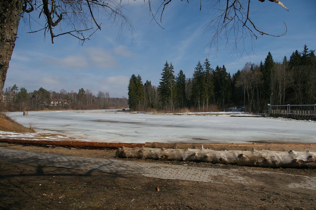 Огре.Плотина на реке. 2011-04-03 by Ткаченков Владимир -(veloturrist)st