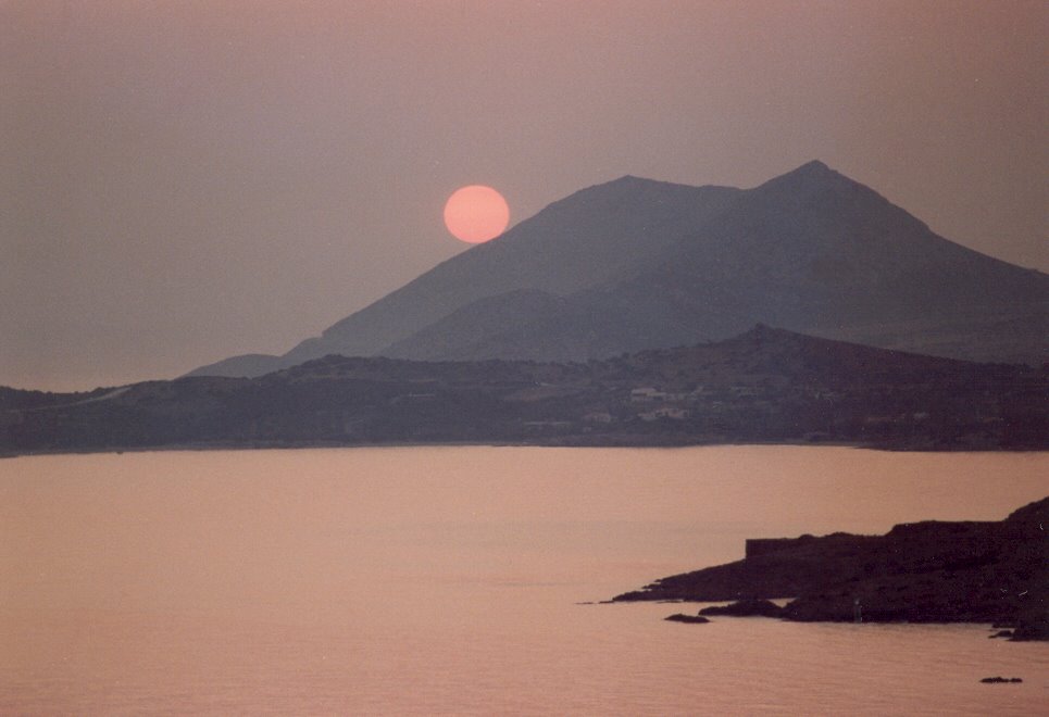 Soncni zahod - Sounion by joze scavnicar