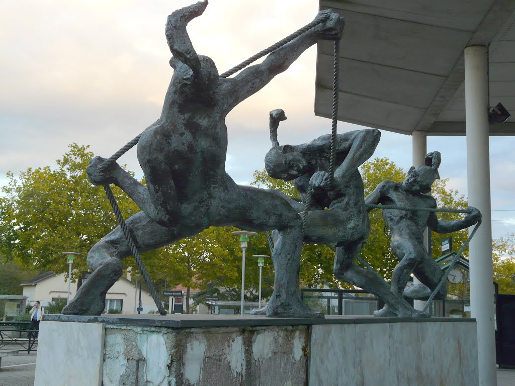 Nantes, sculpture "Lignes" by tofil44