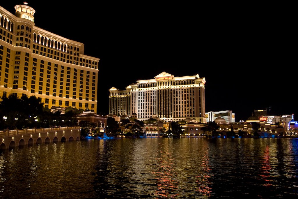 Bellagio & Caesars Palace by Franz Haberhauer