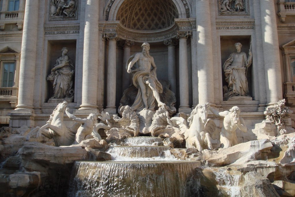 Fontana di Trevi - Rome - Itália by osmar pasetto de tol…