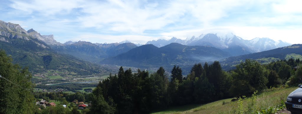 View Mt. Blanc from Combloux by fanisl