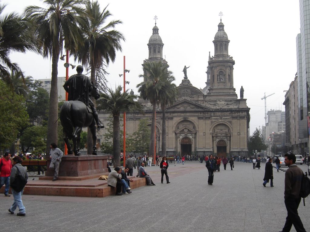 Plaza de Armas y Catedral, Santiago de Chile by juliosepulvedas