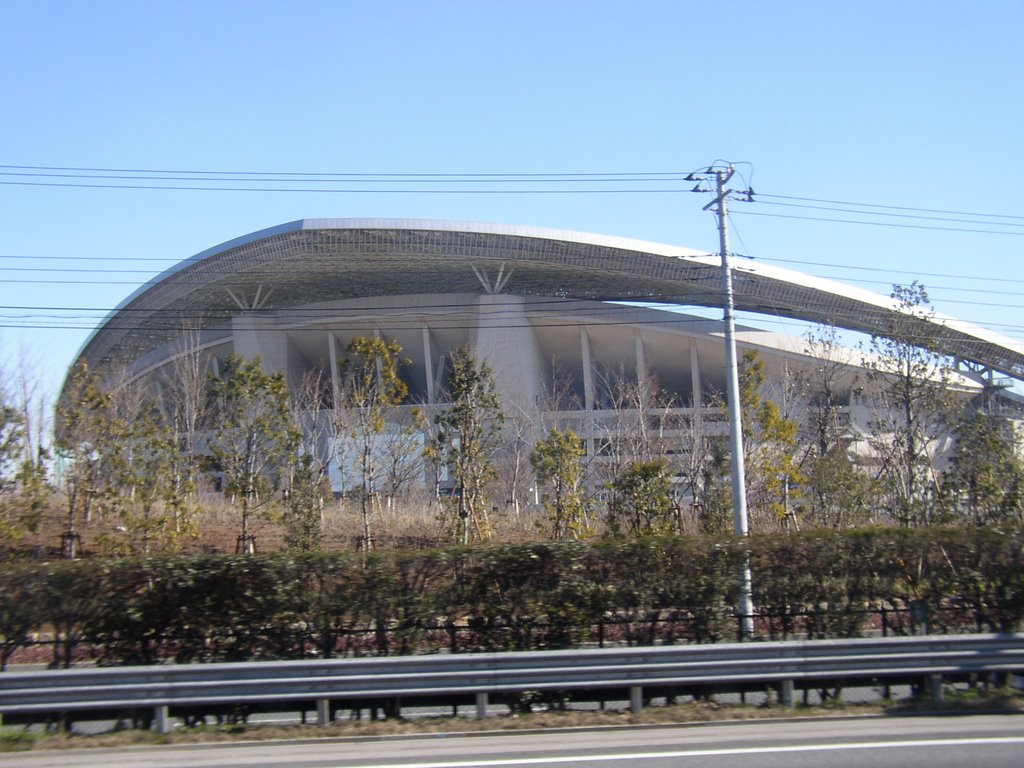 Saitama Stadium From Tohoku Expressway by Cho's