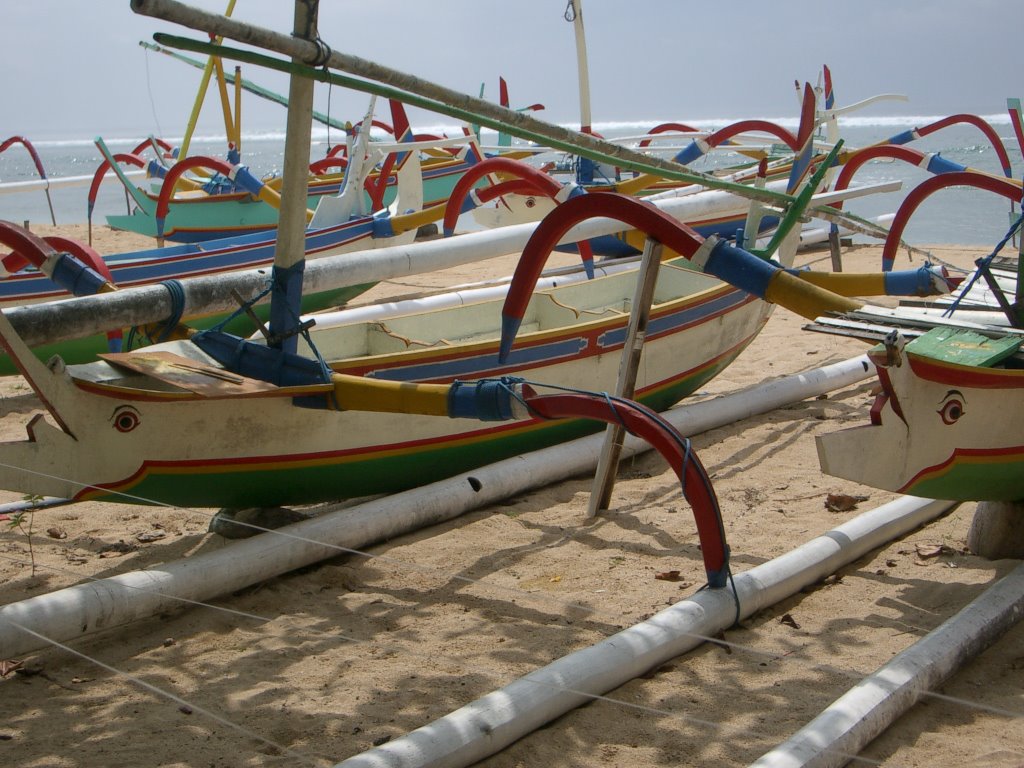 Sanur Boats by ursine99