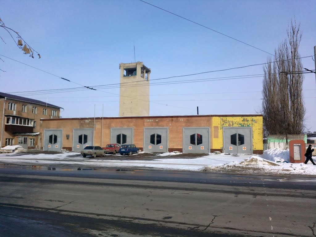 Пожарная часть Роганского жилмассива. Roganskiy housing estate fire station. by Val_Shcholokov