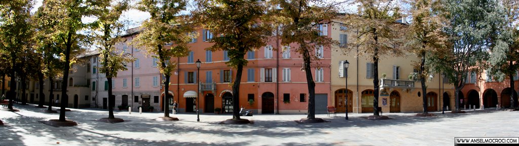 Reggio Emilia Piazza Fontanesi by Anselmo Croci