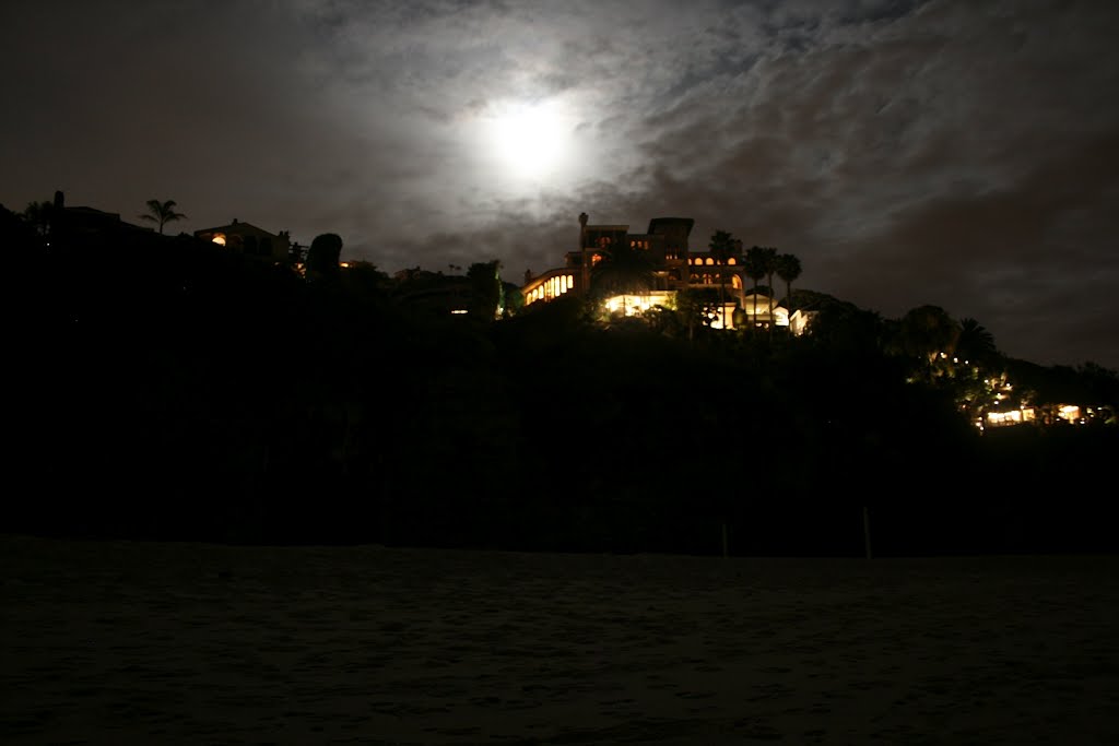 Night at 1000 Steps, Laguna Beach, CA February 2012 by Kevin.Daniels