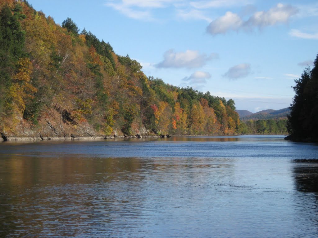 Connecticut River In Autumn by Alan Brodie