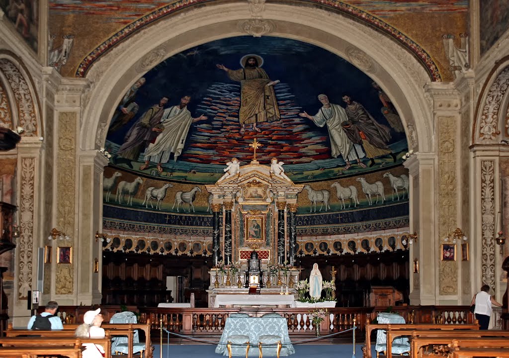 Rome: basilica Santi Cosma e Damiano (speciaal voor Christien) by Jack Tol