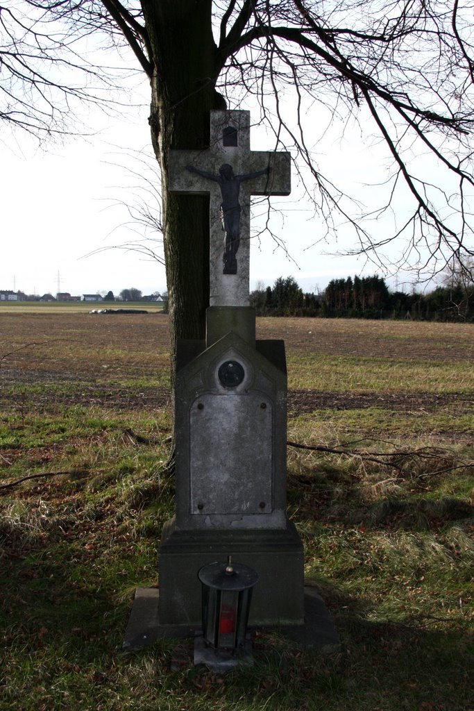 Wegkreuz Birk, Würselen by Norbert Kirchhoff