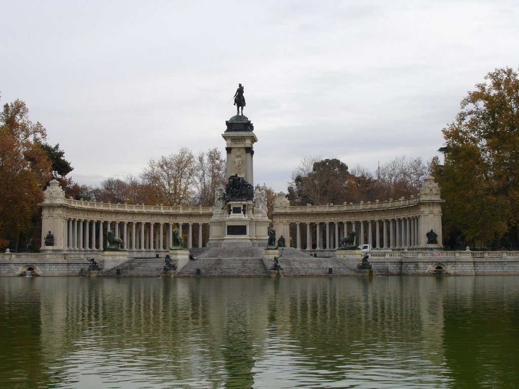 El retiro de Madrid invierno by esparve