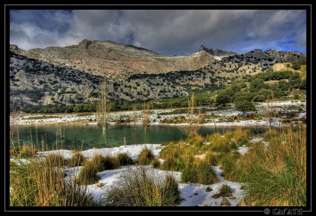 Neu a sa Tramuntana, i de fons Puig Major - Buy a print in - http://cafate.blogspot.com/ by © Cafate