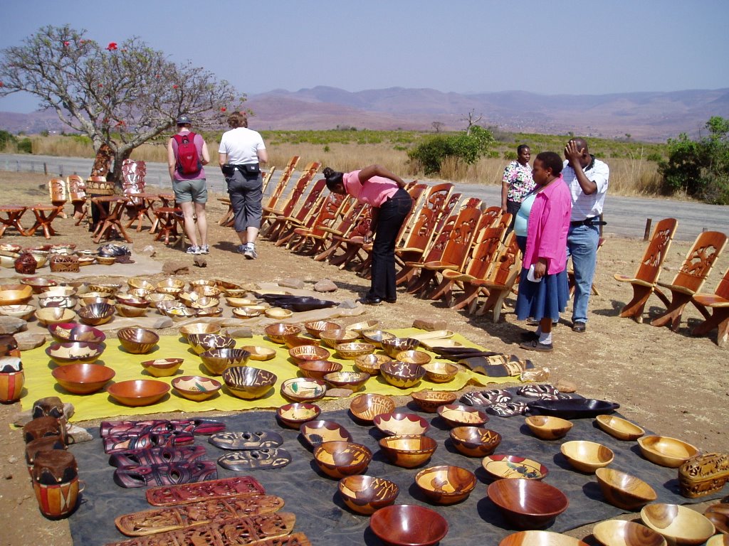 Market Above the Canyon by Hevford