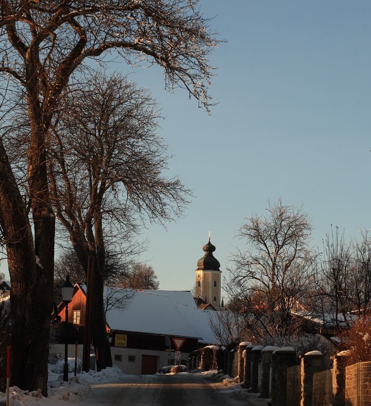 Ortschaft Sallingberg mit Kirche by fuchur