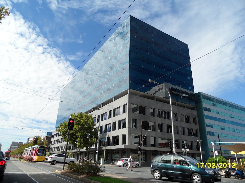 View looking along King William Street from near Gilbert Street in ADELAIDE, on 17-02-2012 by Peter John Tate,