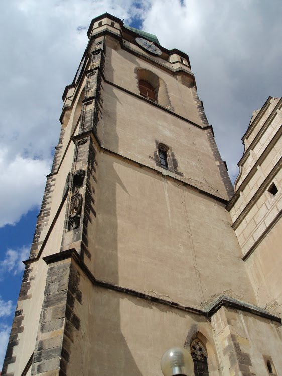 MĚLNÍK - věž kostela sv Petra a sv Pavla / Tower church of St. Peter and St. Paul by votoja - CZ