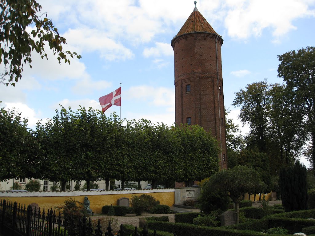 Vandtårnet ved Frederiksminde i Præstø by Ejlif Pedersen