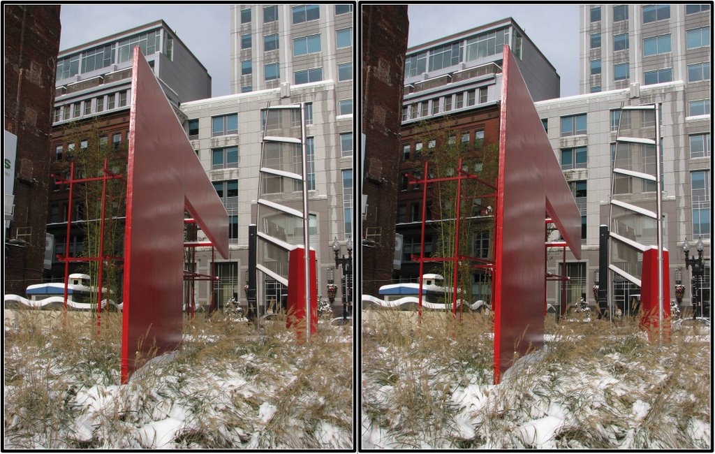 Chinatown Park Sculptures from the east by chinatown park