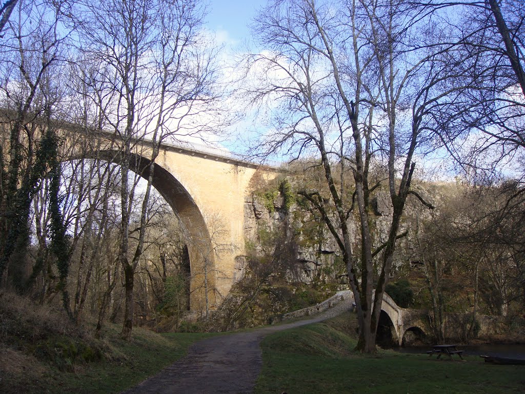 Les deux ponts sur la Cure, vista by José Manuel Pinto