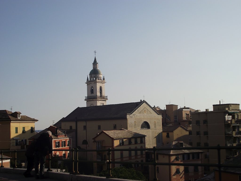 Chiesa Cattolica Parrocchiale S. Pietro Di Quinto Al Mare Piazza Santa Paola Frassinetti by Angelo Carlos Ronchi