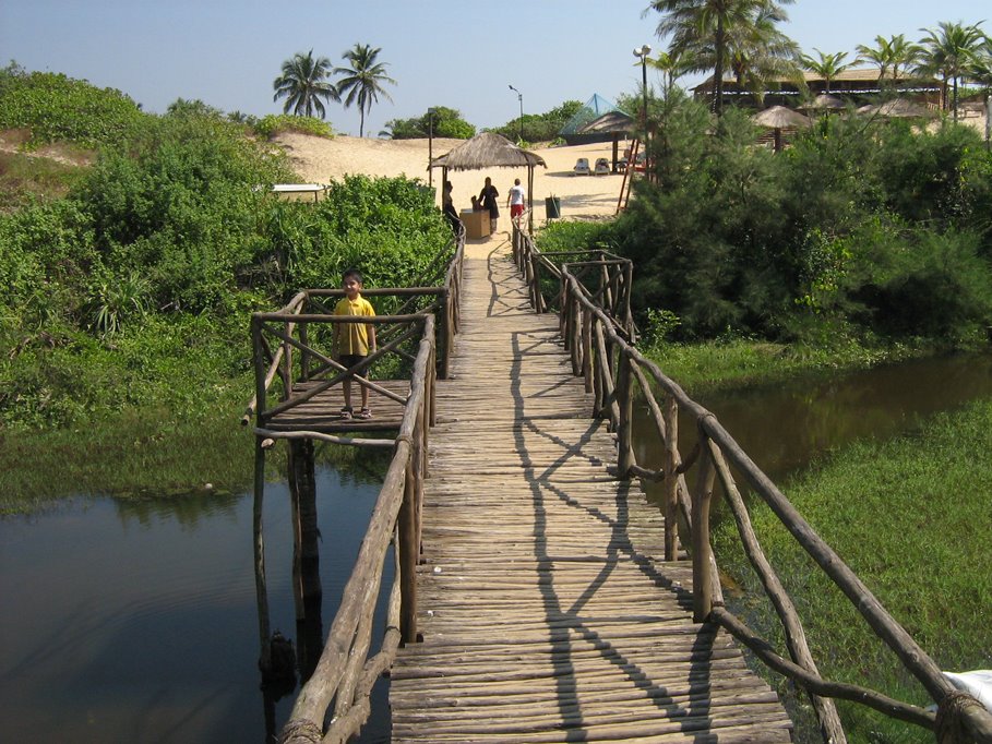 Bridge to the beach by kishorprabhu