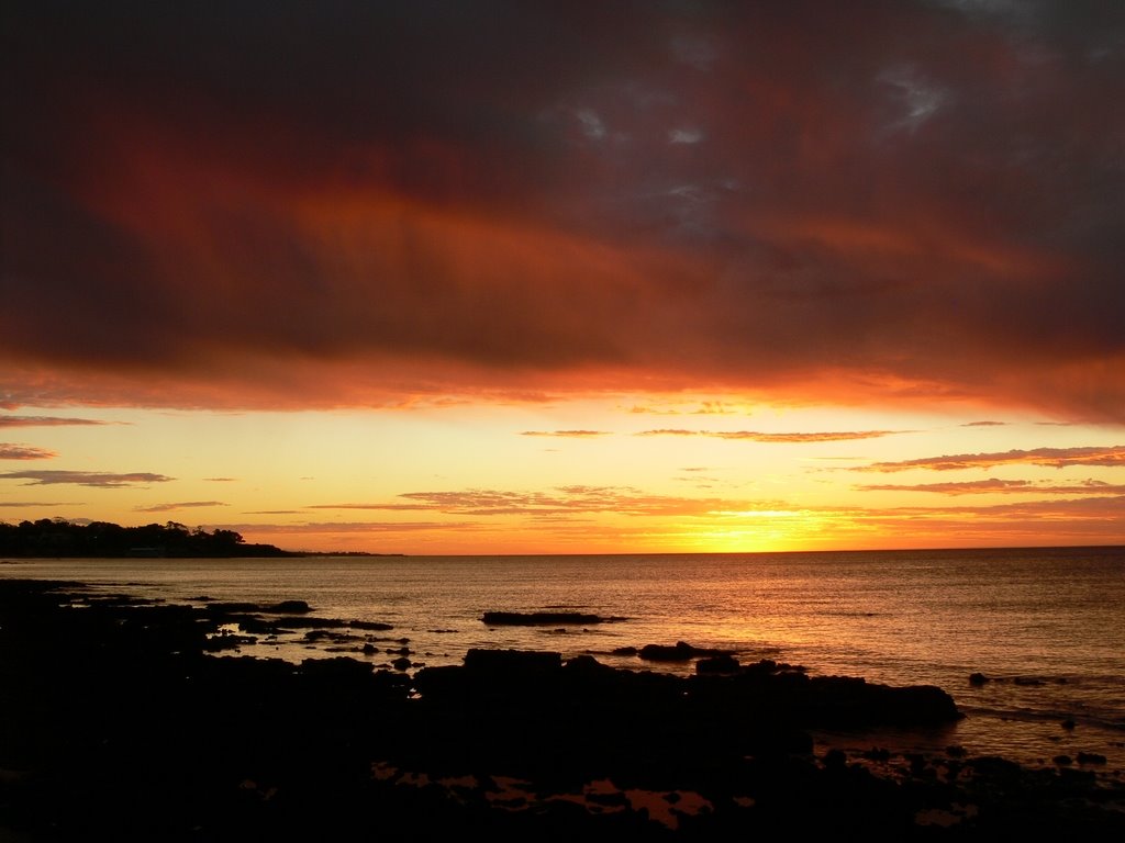 Pelican Point Dusk by Craig Ward