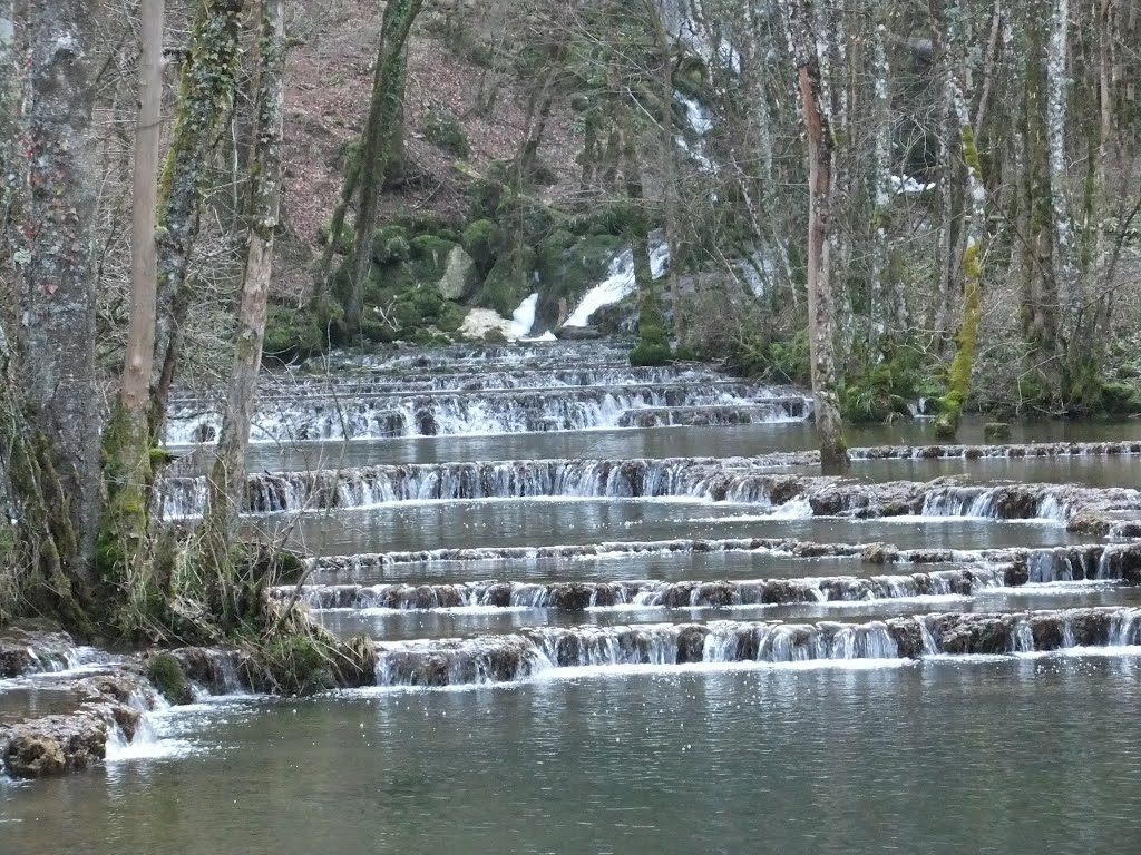 La Cuisance:cascade à proximité de la petite source.(2) by hubert39