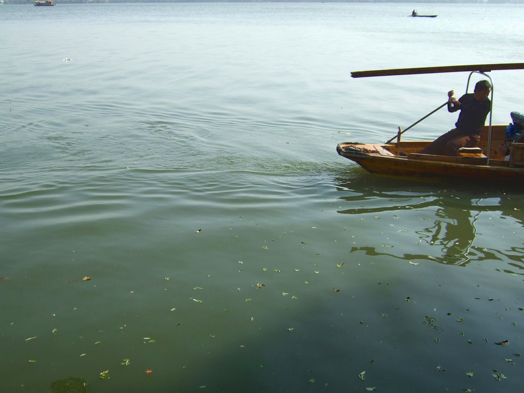 Hangzhou West lake China by Saveriu Giacometti