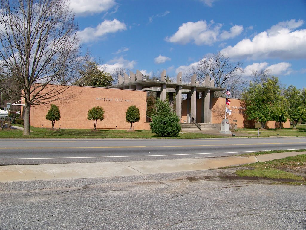 Royston, GA City Hall & Ty Cobb Civic Center by herdintheupstate