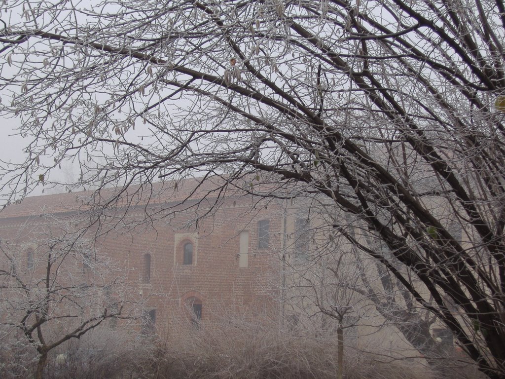 Atmosfera invernale alla Cascina Monastero (El Monastee) - Sec. XV - Milano - Baggio (ora sede del Consiglio di Zona 7) by Ilda Casati