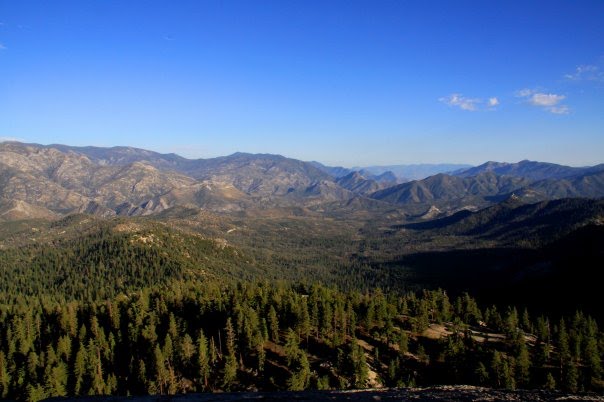 Looking south from Dome Rock by WillyZ.