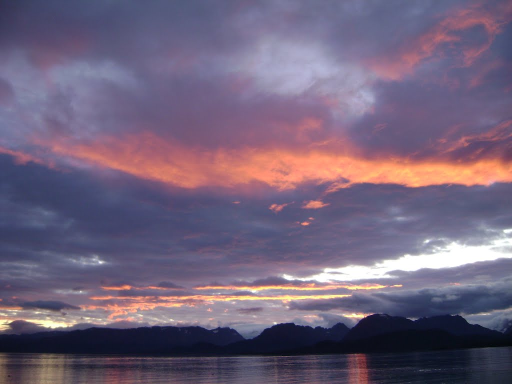 Sunrise over Katchemak Bay by earthshare