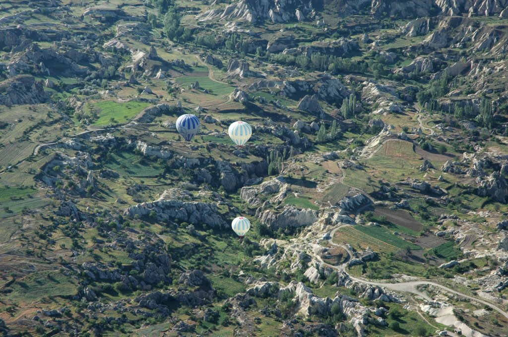 Hot-air balloon ride over Cappadocia, Turkey by kluke