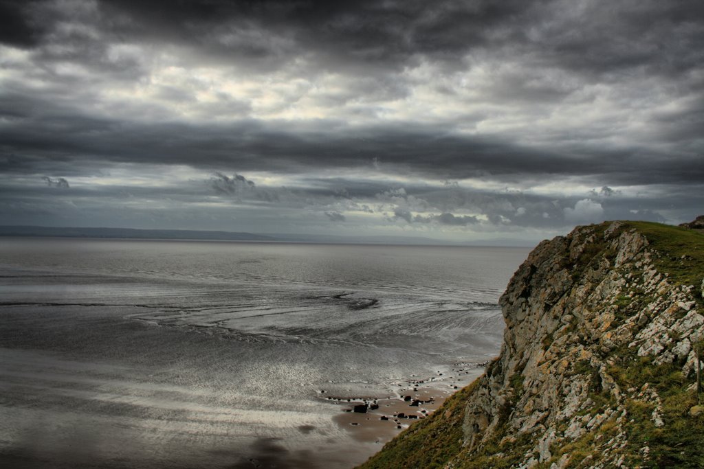 Cliff at Brean Down by IDS.photos