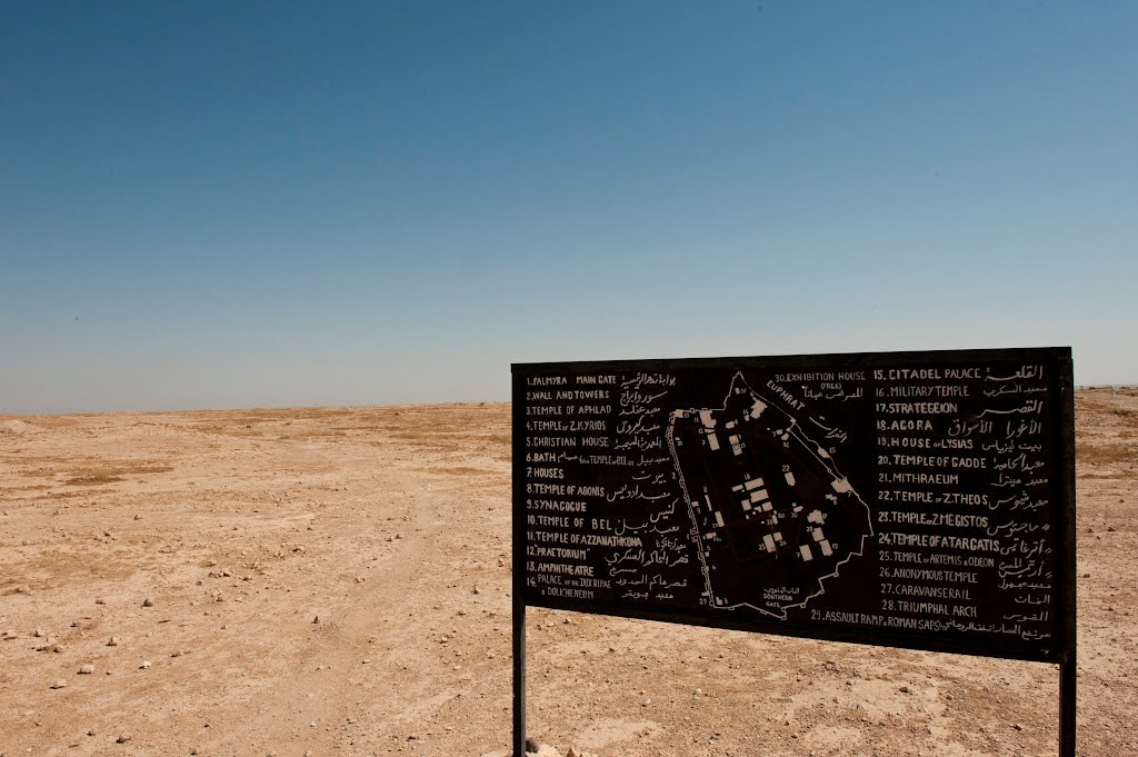 Archeological map and monument labels by egsani