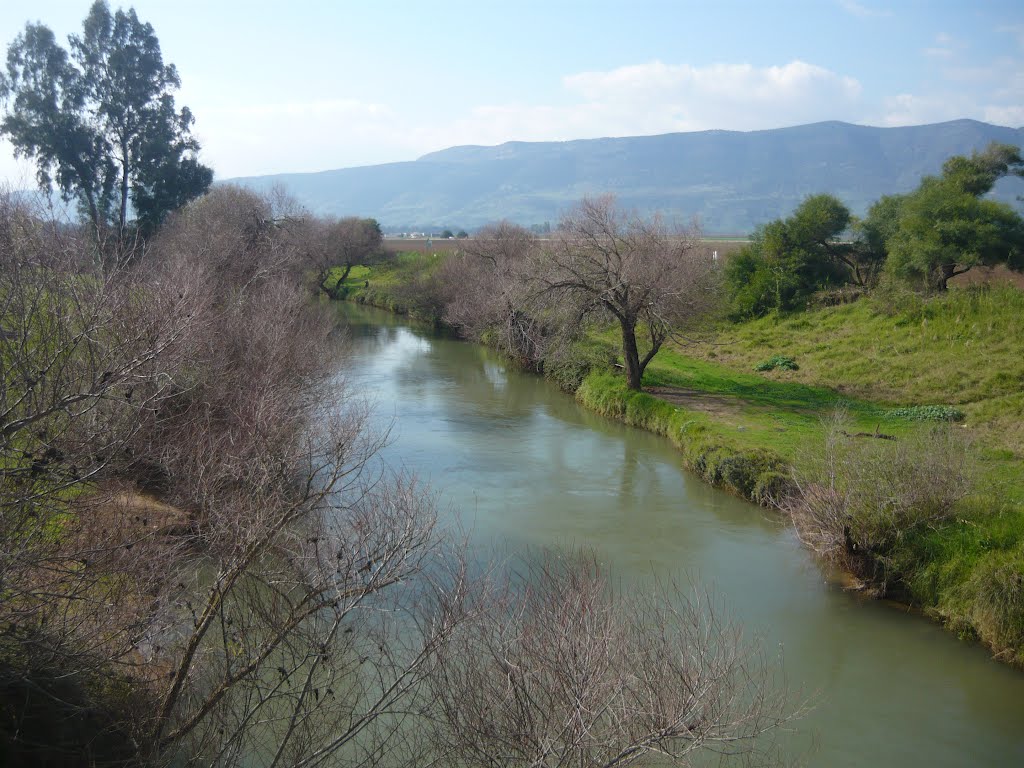 Jordan River Promenade near Sde Nehemia, Israel by yacovro