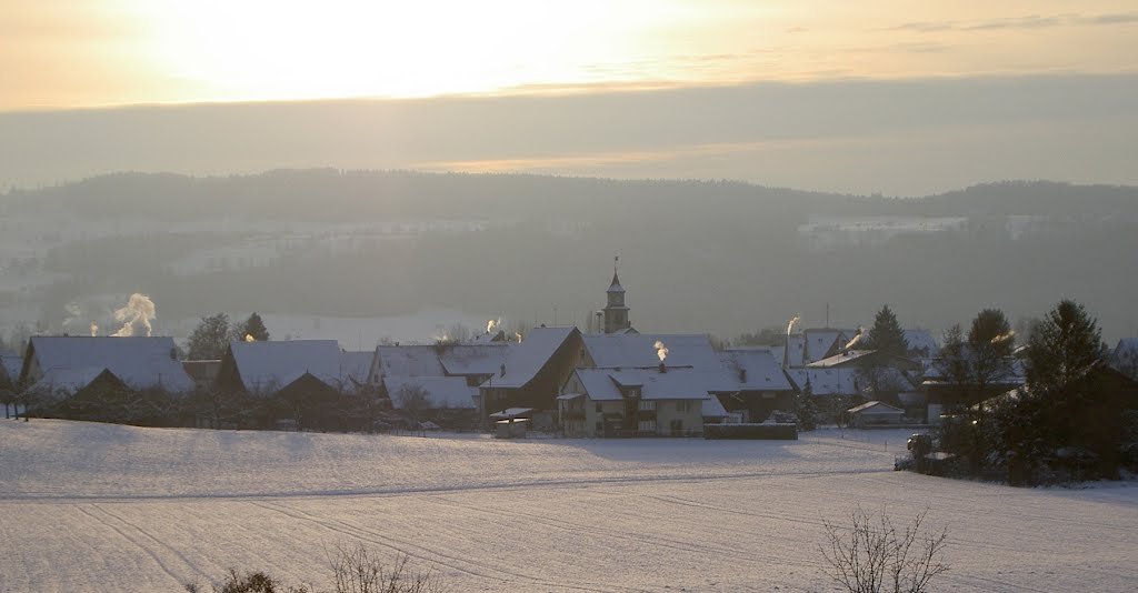 Nänikon im Schnee by Viktormeyer