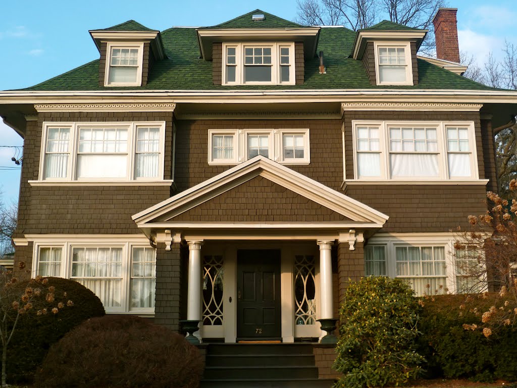 Shingle-clad house, Highland Av. by Mark Caro Yallum