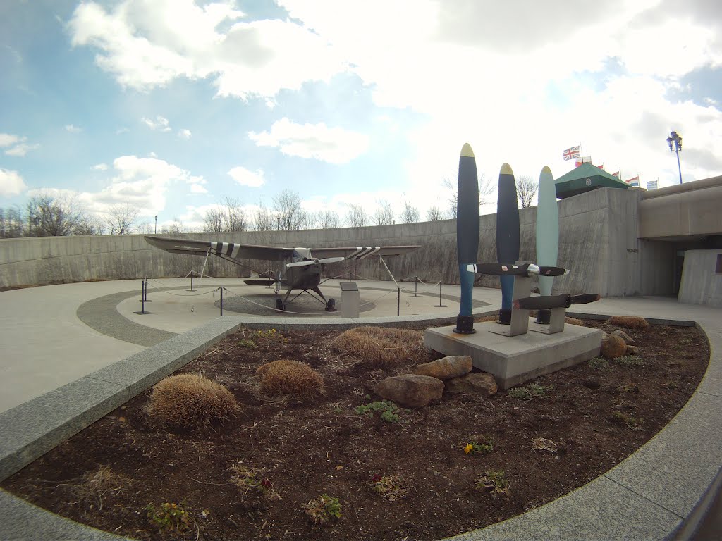 Plane at the D Day Memorial by TWatkins