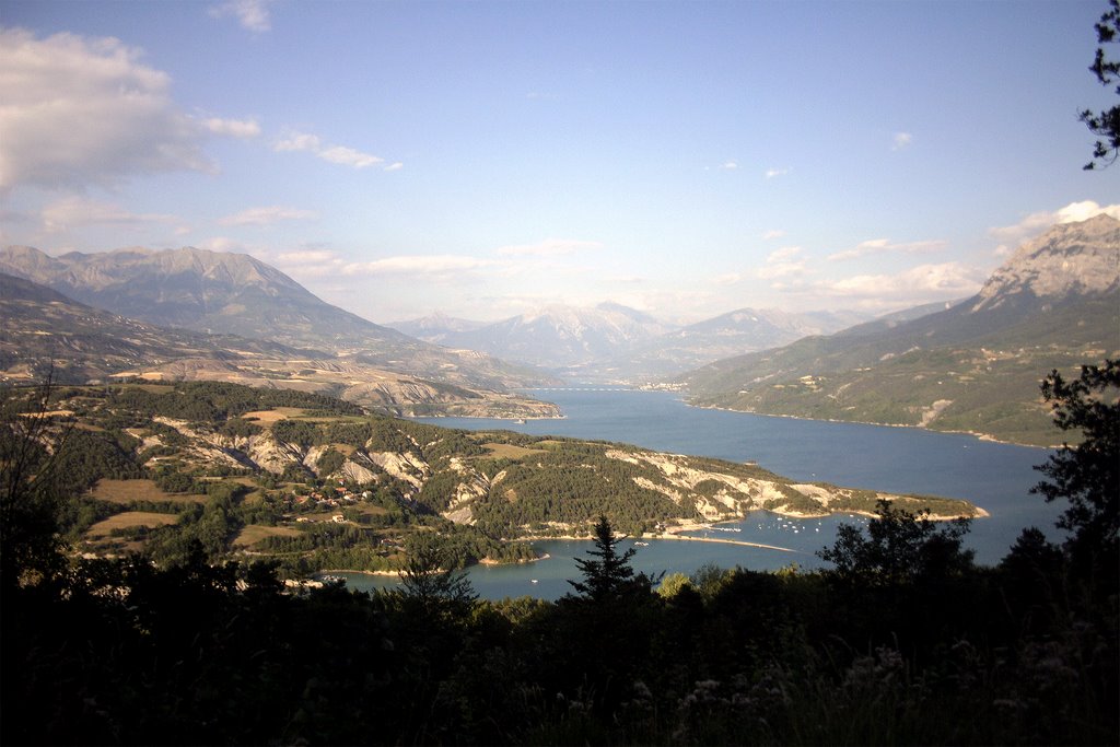 Lac de Serre-Ponçon - Depuis le col Lebraut by Cottius