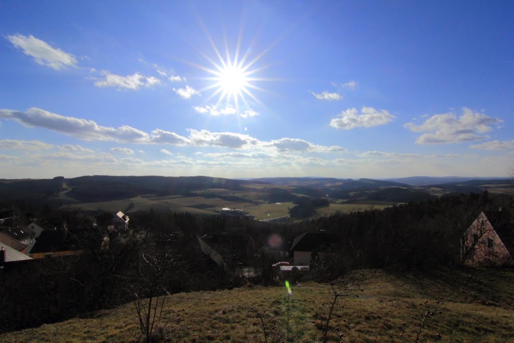 Ein Blick aus dem Burg Leuchtenberg-Februar 2012- D by gregor.h