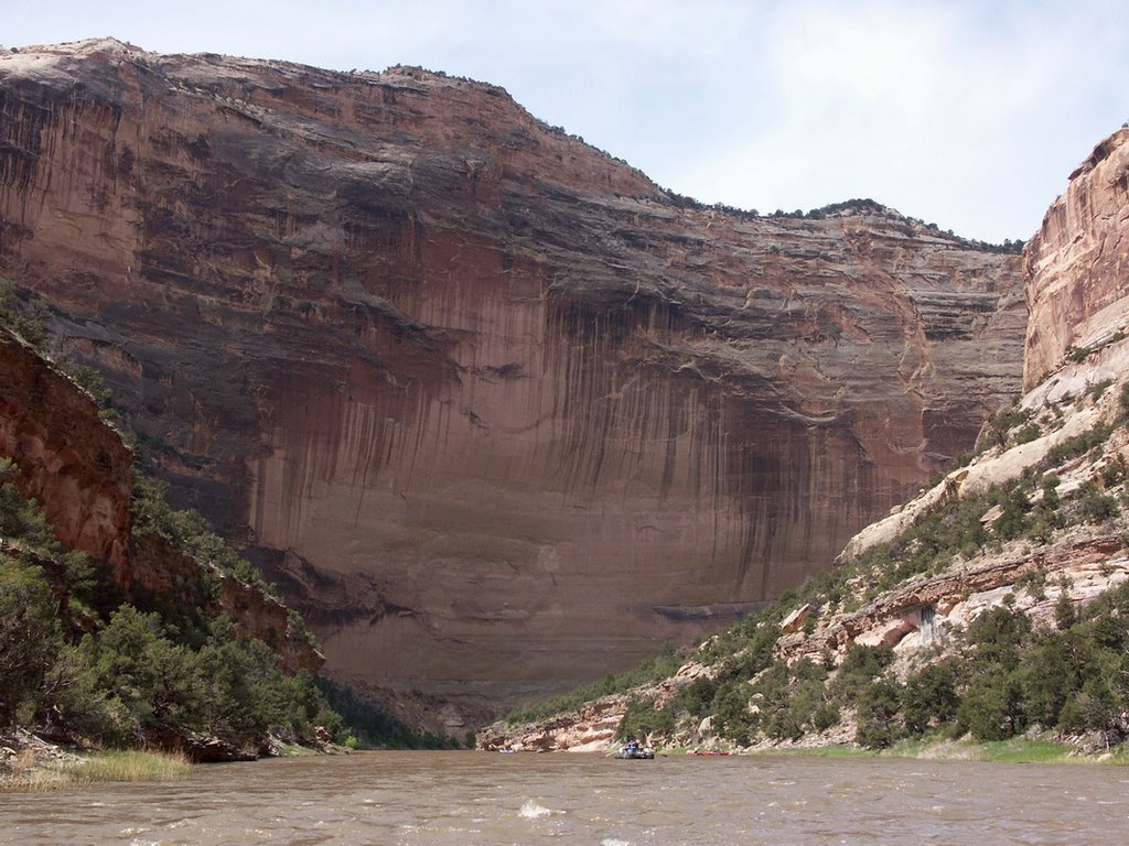 The Grand Overhang, mile 14.5 on the Yampa River by David Herberg