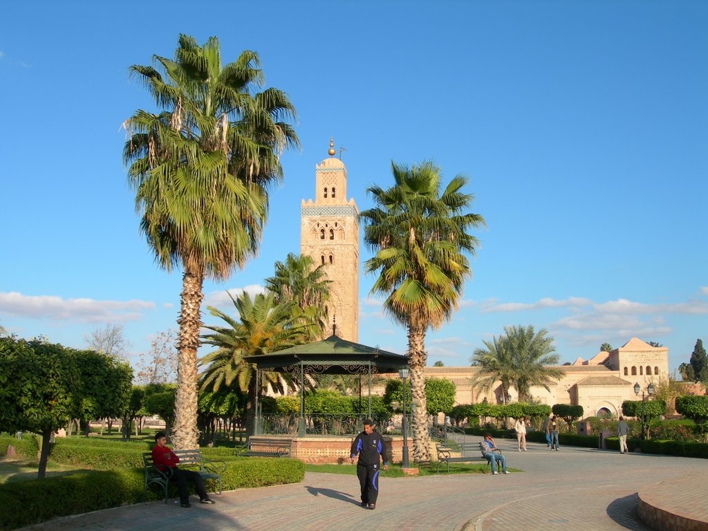 The Koutoubia Mosque. Marrakech by Steve. Redditch. UK