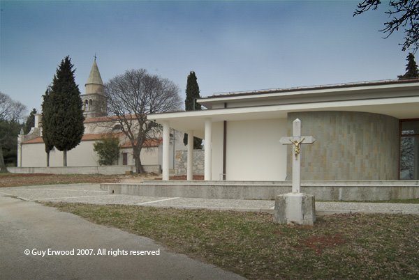 Church in Fuškulin, Croatia by Guy Erwood