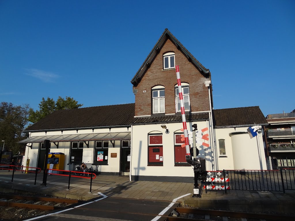 Railway station by Willem Nabuurs