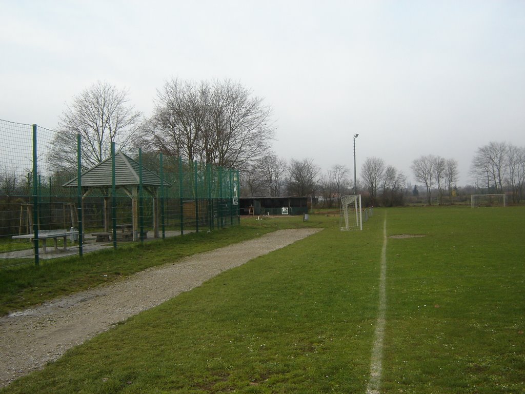 Fußballplatz der Viktoria Bamberg by Luitbald