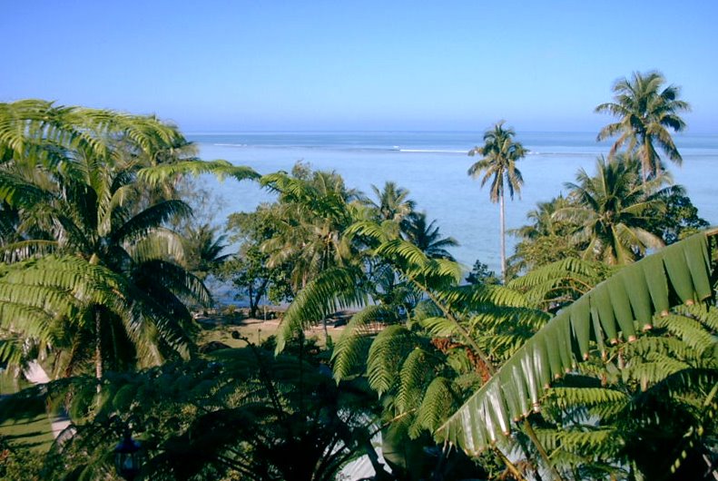 Lagoon from Crusoe's Resort by Alexandra Connolly