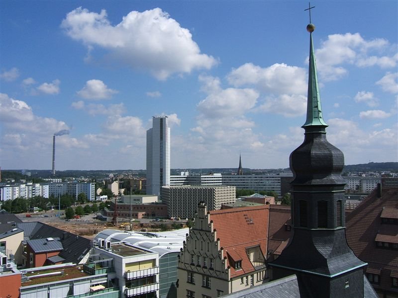 Blick auf Chemnitz by Walter Wagner