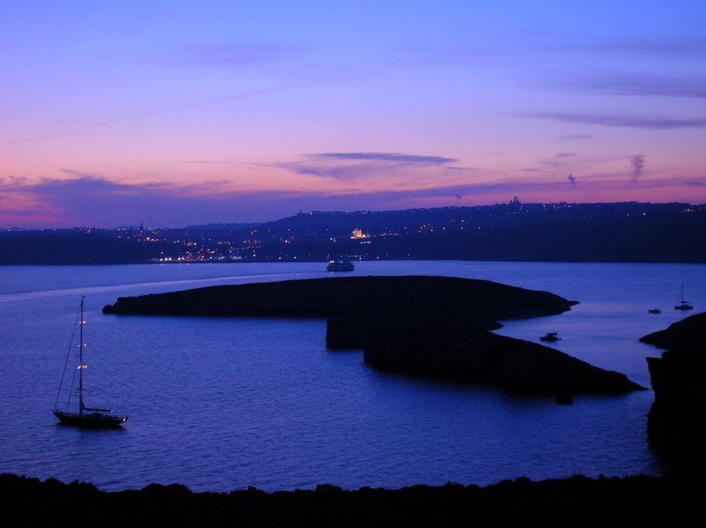 Sunset over Gozo by Sacha Cassar